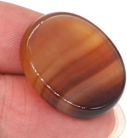 Oval Natural Stone Worry Stone for Meditation and Relaxation