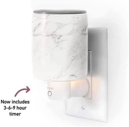 Happy Wax Compact Ceramic Wax Melter Timer Warmers for Home Fragrance