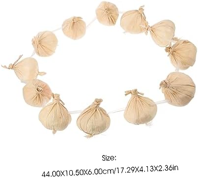 Magiclulu Artificial Garlic String Wreath