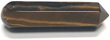 60MM Natural Gemstone Crystal 2 Wand with Velvet Pouch