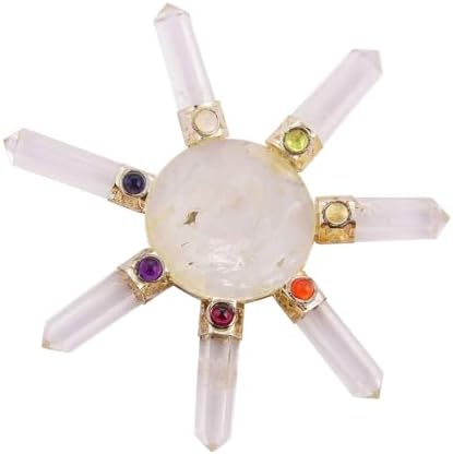 7 Chakra Crystal Conical Stone Generator Reiki Spiritual Gift