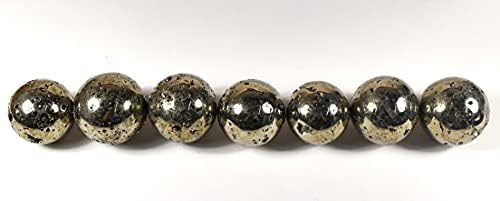 HQRP Golden Pyrite Sphere 46mm with Stand