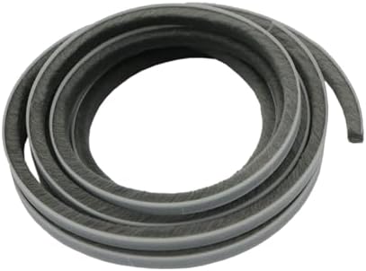 STOBOK 10m Door Insulation Strip Grey Weatherproof Soundproof Draft Stopper