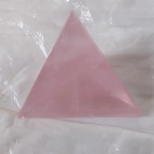 KatLin Natural Pink Crystal Triangular Pyramid Ornaments 40MM