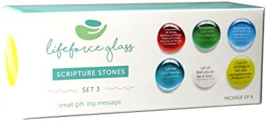 Scripture Glass Stones Set III with Bible Verses