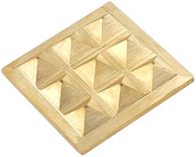 Brass 2 Layer Vastu Pyramid for Home Office