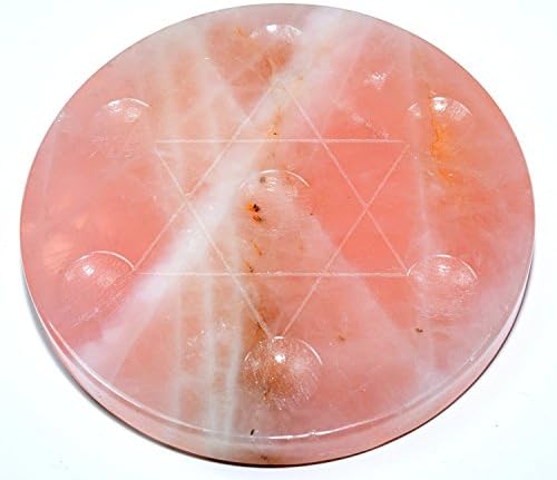 HQRP 4 Inch Rose Quartz Sphere Crystal Stand