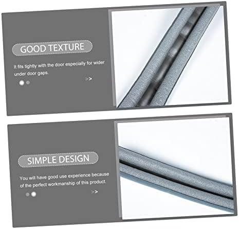 3pcs Door Bottom Sealing Strip Windproof Draft Stopper for Home Use