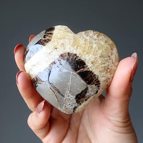 Satin Crystals Septarian Heart Stone 275-3 Inches