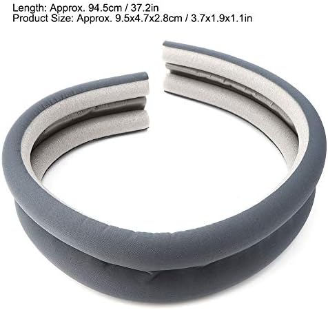 TEUOPIOE Under Door Draft Stopper Gray