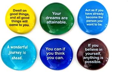 Lifeforce Glass Inspirational Stones