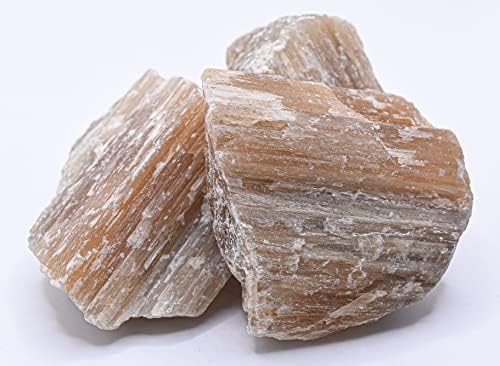 HQRP Orange Cats Eye Stilbite Rough Specimen Crystal Mineral for Carving