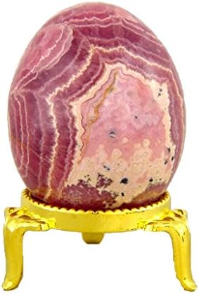 Rhodochrosite Healing Egg with Stand 1