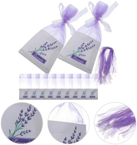 Lavender Sachet Bags 100Pcs Cotton Gauze Aromatherapy Pouches