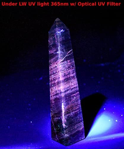 HQRP 37 Inch Blue Banded Onyx Obelisk Decor Specimen