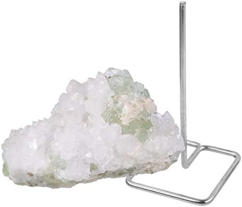 Rockcloud Green Fluorite Chakra Stone Figurine with Stand