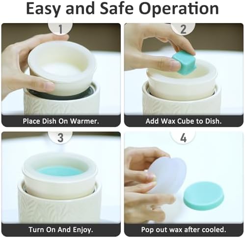 EQUSUPRO Wax Melt Warmer 3-in-1 Electric Burner