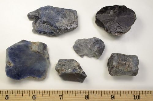 Fantasia Blue Sapphire Rough Stones 18 Lb