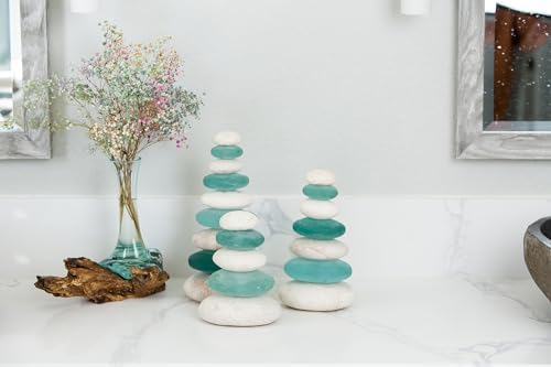 Garden Age Supply Quintuple Glass Cairn Set 20