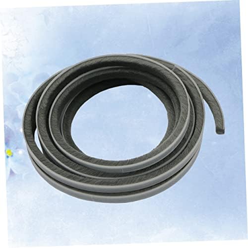 STOBOK 10m Door Insulation Strip Grey Weatherproof Soundproof Draft Stopper