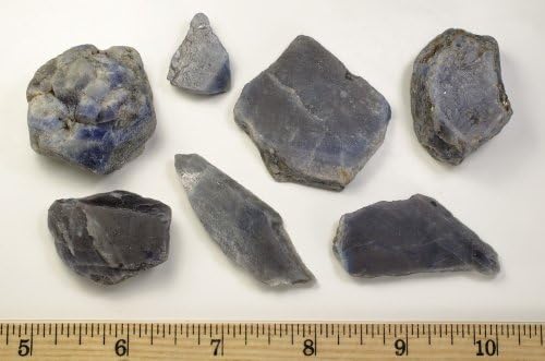 Fantasia Blue Sapphire Rough Stones 18 Lb