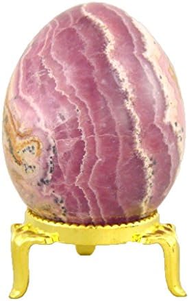 Rhodochrosite Healing Egg with Stand Reiki Activated