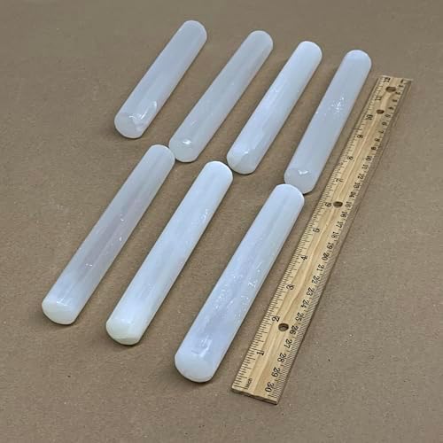 20pcs Selenite Crystal Wand Point Power White Stones