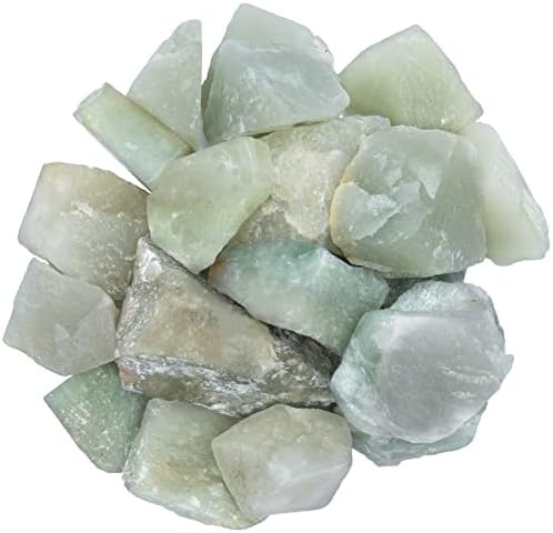 14 lb Green Jade Rough Stones Bulk Natural Decor
