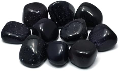 CrystalAge Blue Goldstone Tumble Stone Pack of 5