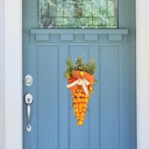 Handmade Easter Tulip Swag Wreath Decor