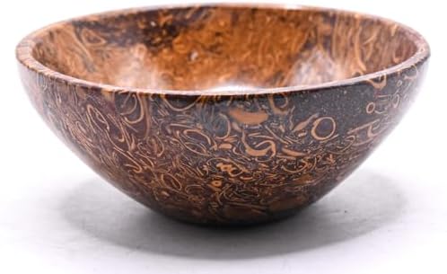 31 Inch Mariam Fossil Jaser Bowl Natural Gemstone Decor