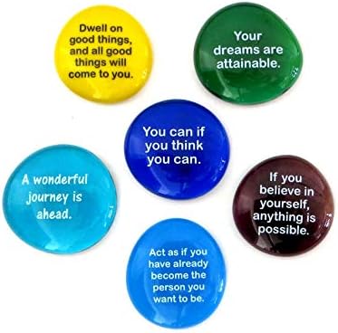 Lifeforce Glass Inspirational Stones