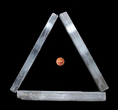 20PCS Selenite Sticks Natural White Crystal Mineral Rough Points