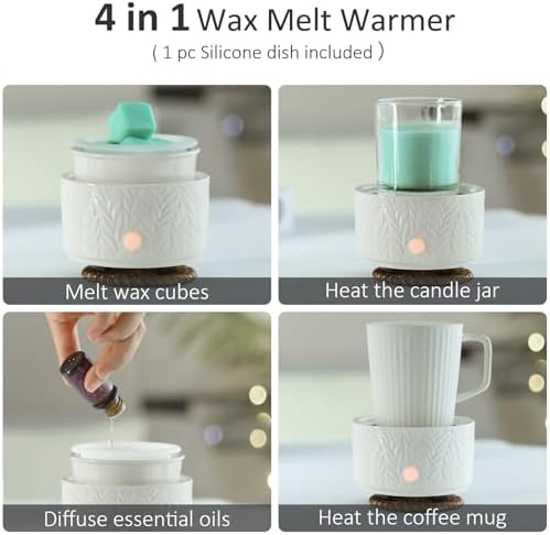 EQUSUPRO Wax Melt Warmer 3-in-1 Electric Burner
