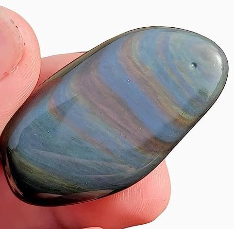 Velvet Obsidian Tumbled Stones - One Pound Pack