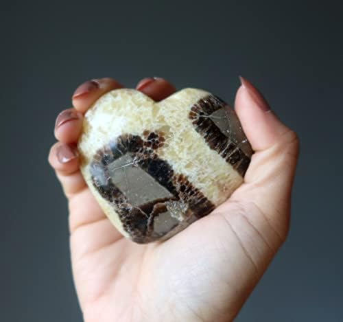 Satin Crystals Septarian Heart Stone 275-3 Inches