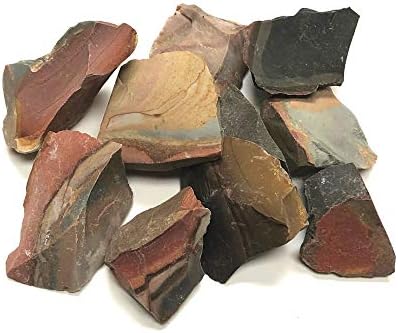 Zentron Crystal Collection Rough Desert Jasper Stones 1 Inch Velvet Bag