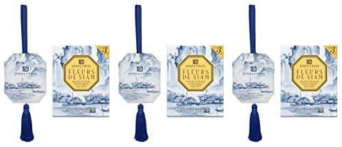 DONNA CHANG Fleurs De Siam Perfumed Sachet Pack of 3