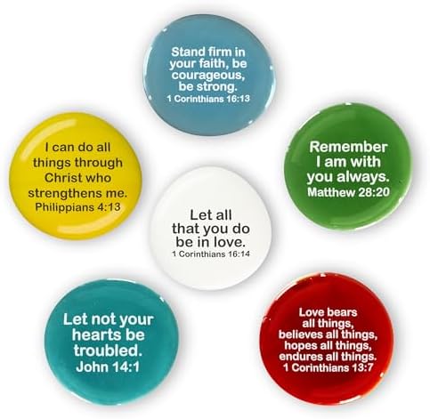 Scripture Glass Stones Set III with Bible Verses