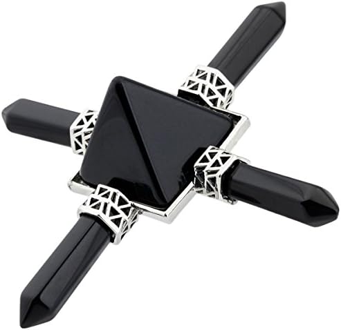 Rockcloud Pyramid Energy Generator Black Obsidian