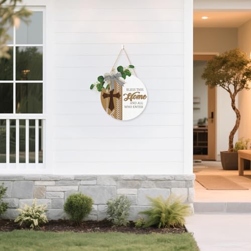 CHDITB Boho Bless This Home Front Door Wreath 12x12
