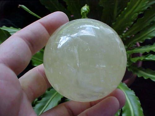 Gemquartz ZS1914 Yellow Calcite Sphere Large