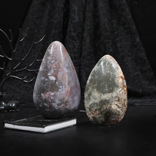 Nupuyai Natural Ocean Jasper Stone Home Decor