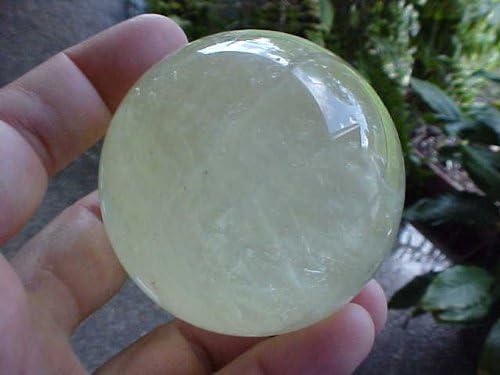Gemquartz ZS1914 Yellow Calcite Sphere Large