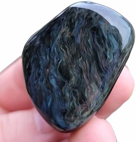 Velvet Obsidian Tumbled Stones - One Pound Pack