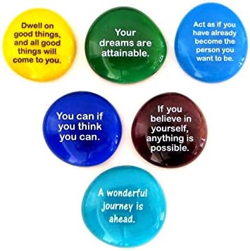 Lifeforce Glass Inspirational Stones