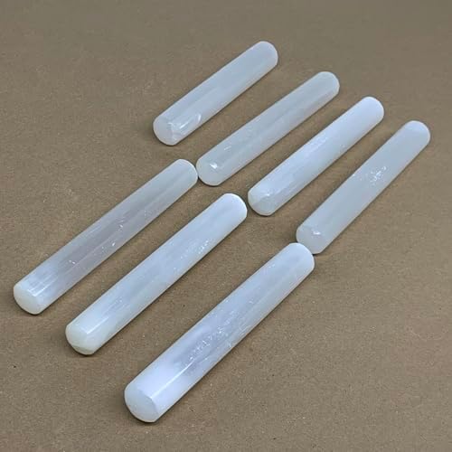 20pcs Selenite Crystal Wand Point Power White Stones