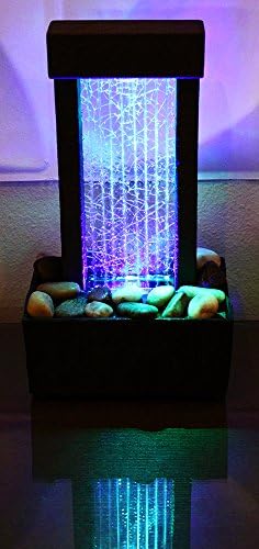 Natures Mark 10 Inch H Crackled Glass Water Fountain