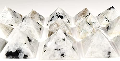HQRP Rainbow Moonstone Pyramid Natural Decor Specimen India