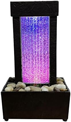 Natures Mark 10 Inch H Crackled Glass Water Fountain
